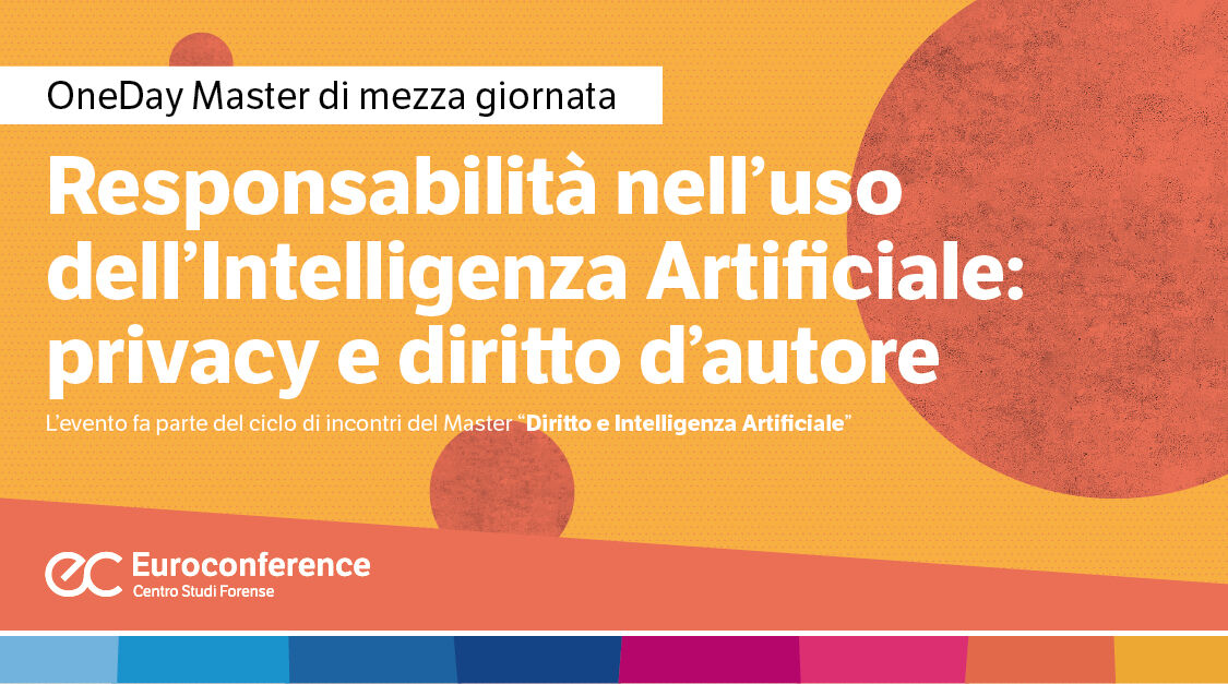 Immagine Responsabilità nell'uso dell'Intelligenza Artificiale: privacy e diritto d'autore | Euroconference